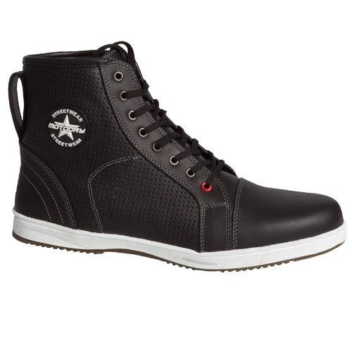 Moto Dry - Mens Urban Leather Vented Road Shoes 1 Moto Dry - Mens Urban Leather Vented Road Shoes